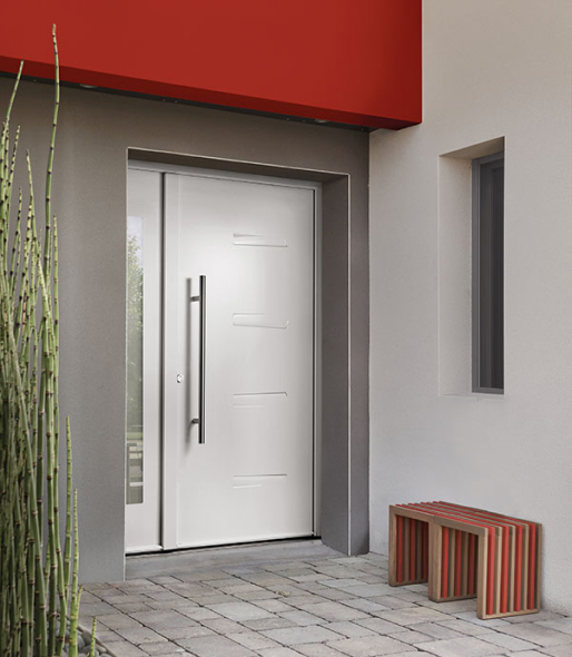 pose de porte d'entrée à Breuil-le-Vert près de Clermont dans l'Oise 60