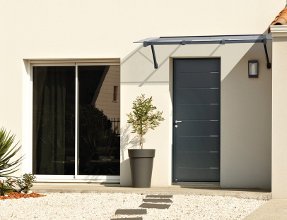 pose de portes extérieures à Breuil-le-Vert près de Clermont dans l'Oise 60