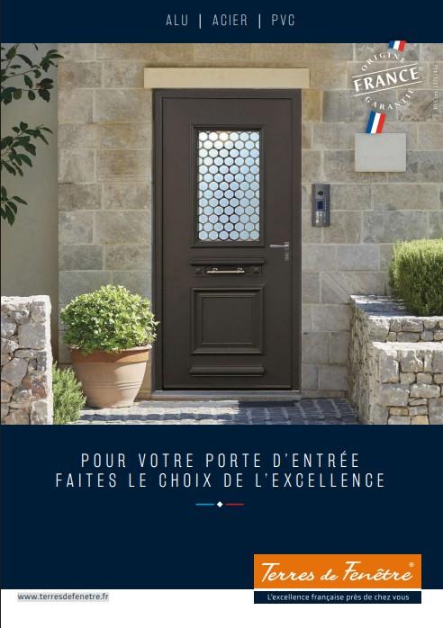 Porte d'entrée terres de fenêtres